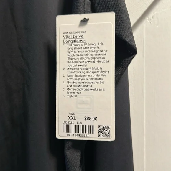 NWT Vital Drive Training Long Sleeve - Picture 4 of 6